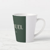 Tasse Latte EMMANUEL | Matthieu 1:23 | Noël (Droite)