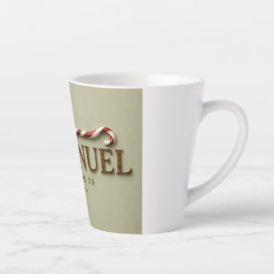 Tasse Latte EMMANUEL Matthieu 1:23 Noël Sauge Douce