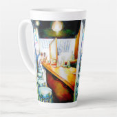 Tasse Latte Émotionnel pour motiver, logique pour justifier (Angle gauche)