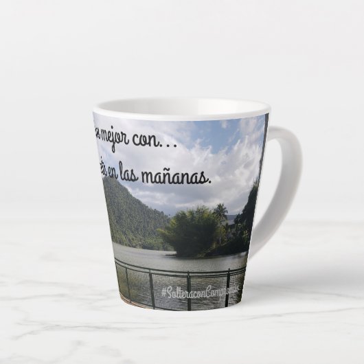 Tasse Latte empoderamiento (Angle droit)