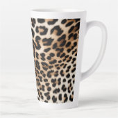 Tasse Latte Empreinte de léopard Brown Cream (Droite)