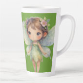 Tasse Latte Enchanted Woodland Fairy: pastel green Sprite (Droite)