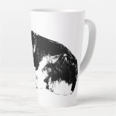Tasse Latte Encre haute, montée douce (Angle droit)