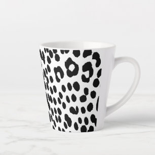 Tasse Latte Énergie Léopard Sauvage – Mode Imprimée Animale Au