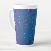 Tasse Latte Enfants Regardant Night Sky (Angle gauche)