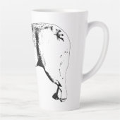 Tasse Latte Enjambée Confiante, Calme Matinal (Droite)