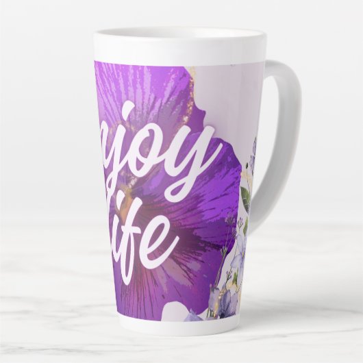 TASSE LATTE ENJOY THE LIFE (Angle droit)