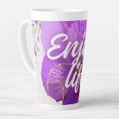 TASSE LATTE ENJOY THE LIFE (Angle gauche)