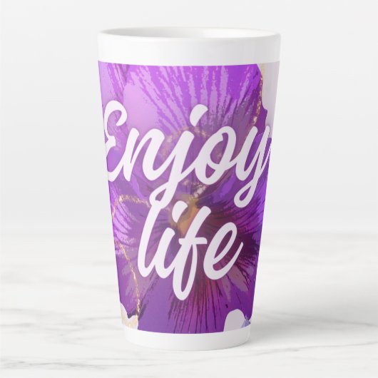 TASSE LATTE ENJOY THE LIFE (Devant)