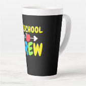 Tasse Latte Enseignant de l'équipe préscolaire (Angle droit)