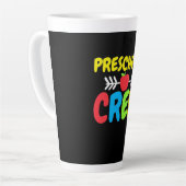 Tasse Latte Enseignant de l'équipe préscolaire (Angle gauche)
