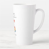 Tasse Latte Enseignant Merci - Cadeau d'appréciation du coeur (Droite)