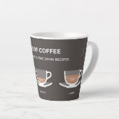 Tasse Latte Ensemble de café (Angle droit)
