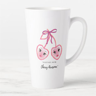 TASSE LATTE ENSEMBLE NOUS SOMMES CERISE INCROYABLE