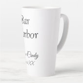 Tasse Latte enterrement de vie de jeune fille à Bar Harbor dem (Angle droit)