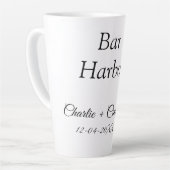 Tasse Latte enterrement de vie de jeune fille à Bar Harbor dem (Angle gauche)