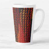Tasse Latte Enveloppé dans des fils chauds (Droite)