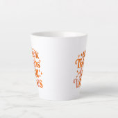 Tasse Latte Épais cuisses Vibes Automne (Devant)