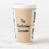 Tasse Latte Éperviers de bavardage - Mahjongg Référence (Devant)