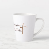 Tasse Latte Épice citrouille et Jésus-Christ Automne (Droite)