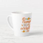 Tasse Latte Épice Citrouille latte (Angle gauche)