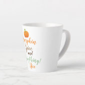 Tasse Latte Épice Citrouille latte (Angle droit)