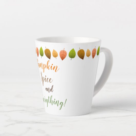 Tasse Latte Épice Citrouille latte (Angle droit)