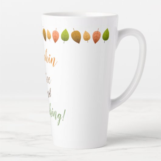 Tasse Latte Épice Citrouille latte (Droite)