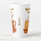 Tasse Latte Épice citrouille, ma saison préférée (Devant)