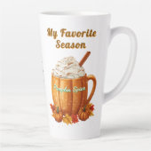 Tasse Latte Épice citrouille, ma saison préférée (Droite)