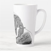 Tasse Latte Equatorien Hermit Crab Art Coenobita Compressus (Droite)