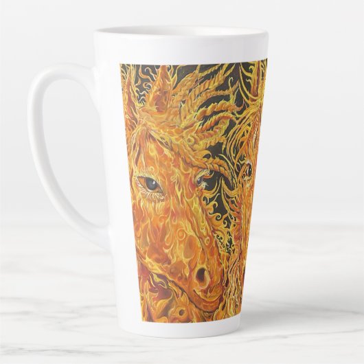 Tasse Latte Équilibre éternel - Chevaux jumeaux (Gauche)