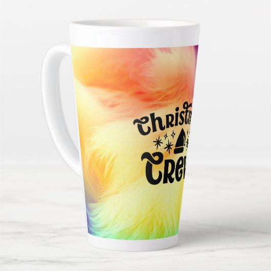 Tasse Latte Équipage de Noël (Angle gauche)