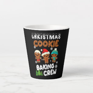 Tasse Latte Équipe de boulangerie de Noël cadeau de noël