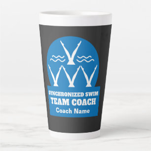 Tasse Latte Équipe de natation synchronisée
