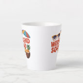 Tasse Latte Équipe du week-end (Devant)