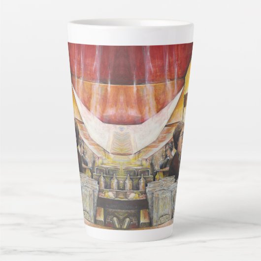 Tasse Latte Équivalent lumineux des émotions passionnées (Devant)