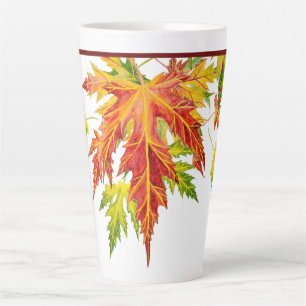 Tasse Latte Érable d'argent sur une grande boîte en latte