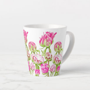 Tasse Latte Espoir sur une petite boue en latte