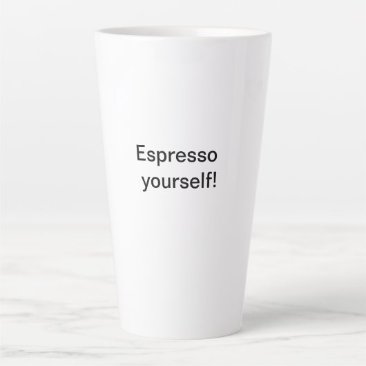 Tasse Latte Espresso vous-même ! (Devant)