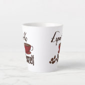 Tasse Latte Espresso Yourself Coffee Pun Vous Express (Devant)