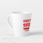 Tasse Latte Esprit de Noël (Angle gauche)