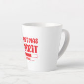 Tasse Latte Esprit de Noël (Angle droit)
