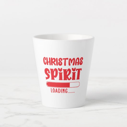Tasse Latte Esprit de Noël (Devant)