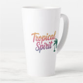 Tasse Latte Esprit tropical (Angle droit)
