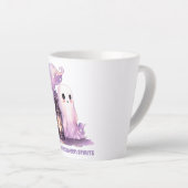 Tasse Latte Esprits doux d'Halloween (Angle droit)
