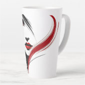 Tasse Latte Essence tranquille, elle repose (Angle droit)