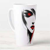 Tasse Latte Essence tranquille, elle repose (Angle gauche)