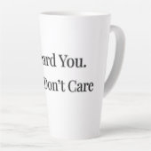 Tasse Latte esthétique de vie douce (Angle droit)