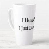 Tasse Latte esthétique de vie douce (Angle gauche)